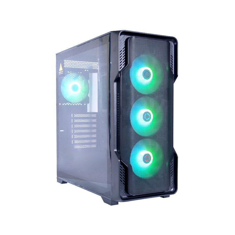 CASE GAMING GAMEMAX SIEGE BK, ARGB, V/TEMPLADO
